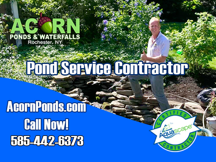 Waterfall-Pond-Service-Contractor Rochester NY
